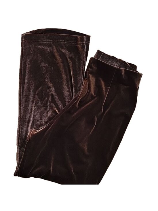 LT Sport Pants - LT Sport Chocolate Velour Pull-On Dress Pants Size XL EUC